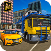 Super Car Transport Truck Drive 2018 icon
