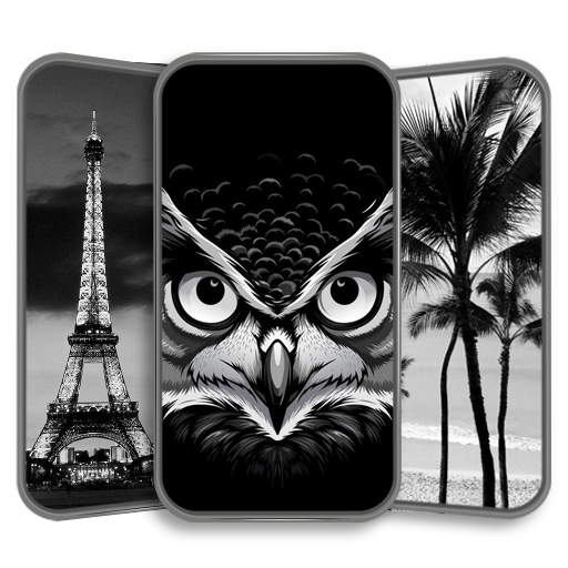 Black and White Wallpaper HD icon