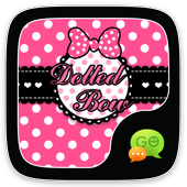 GO SMS PRO DOTTED BOW THEME icon