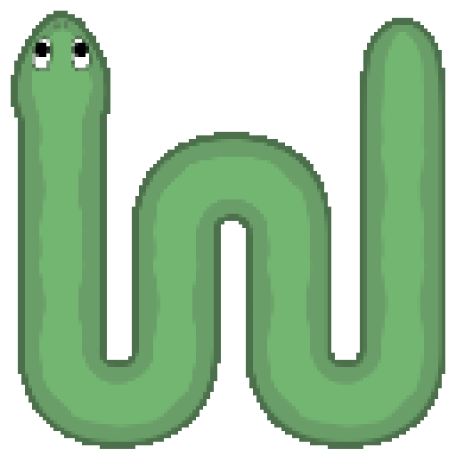 Wormie worm game icon