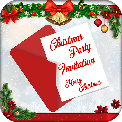 Christmas Party Invitation letter &amp; Cards Maker icon