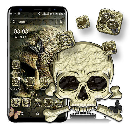 Fantasy Skull Launcher Theme icon