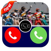 Fake Call Power's Rangers Prank Dino Pro icon