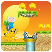 finn and jake jungle run icon