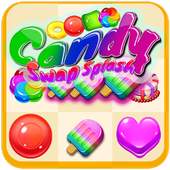 Candy Match 3 : Candy Game Splash icon