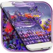 موضوع لوحة المفاتيح SMS لافندر on 9Apps