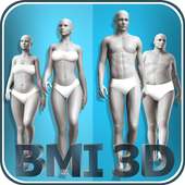 3D BMI - Body Mass Index in 3D on 9Apps