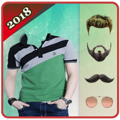 Man T-Shirt Photo Suit أيقونة