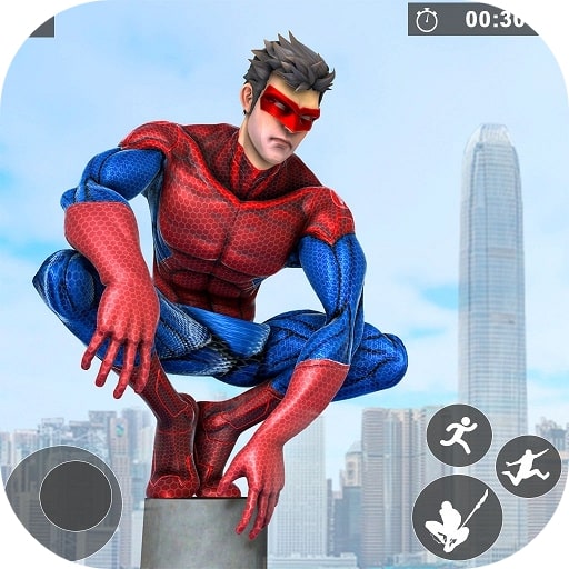 Flying Spider Hero City Rescue icon