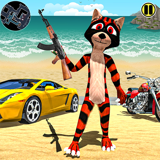 Cartoon Gangster Cat - Grand Vegas Crime Simulator icon