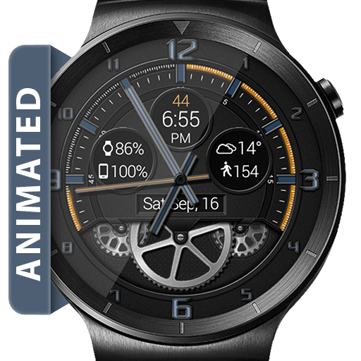 Bold Gears HD Watch Face Widget &amp; Live Wallpaper icon