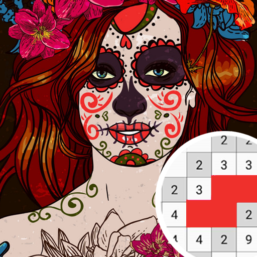 Tattoo Pixel Art Adult Sandbox Color By Number icon