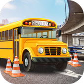 Bus Parking 3D icon