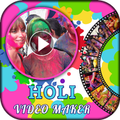 Holi HD Video Maker 2019 icon