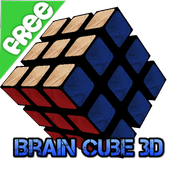 Cube puzzle 3D icon