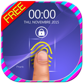 Lock Screen fingerprint prank icon