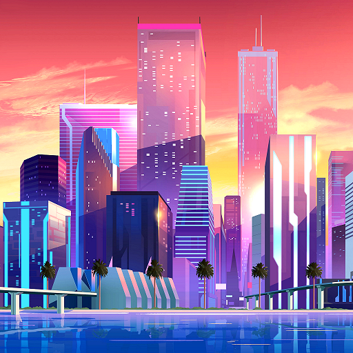 Merge City: idle city building game icon