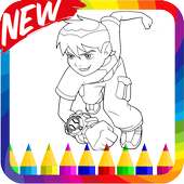 Ben  ultimate alien Coloring 10 Game