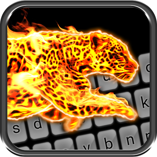 Cheetah Fire Animated Keyboard   Live Wallpaper icon