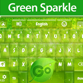 GO Keyboard Green Sparkle icon