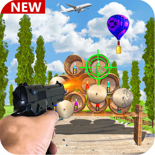 Real Bottle Shooting Game 2021: Shooting Simulator icon