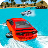 Water Surfer Car Driving icon