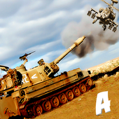 Gunship Helicopter Tank War 3D icon
