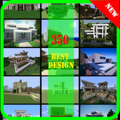 350 Modern House for Minecraft أيقونة