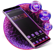 Black Colorful Neon Light Theme icon