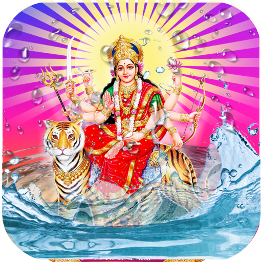 Durga Maa Live Wallpaper HD أيقونة
