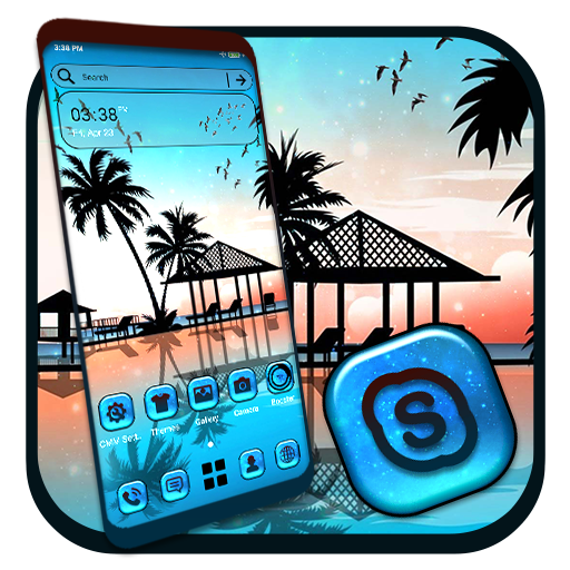 Maldives Beach Launcher Theme icon