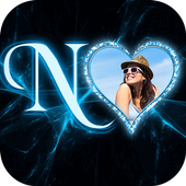 Lighting Text Photo Frame icon