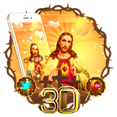 Jesus 3D Parallax Launcher Theme icon