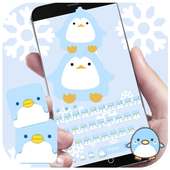 Love Penguin keyboard on 9Apps