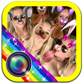 Snap Face Filter Live Cam Dog أيقونة