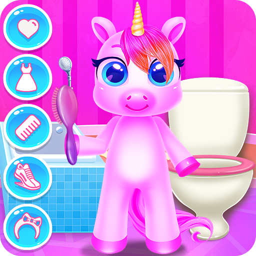 Rainbow Little Unicorn Daily Caring icon