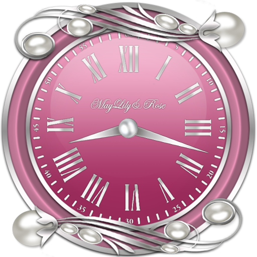 MayLily &amp; Rose Clock Widget icon