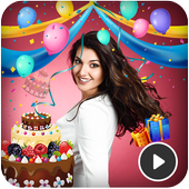 Birthday Video Maker with Song icon