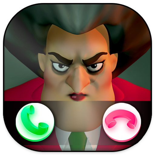 Scary Granny Call - Fake video call Granny teacher icon