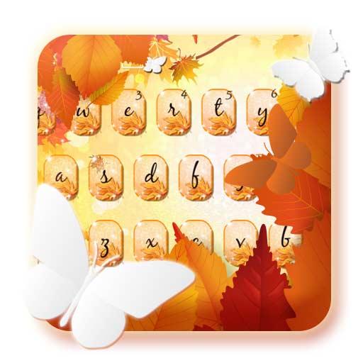 Autumn keyboard theme icon
