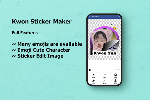 Cute Kwon Yuli Sticker Maker For WAStickerapps स्क्रीनशॉट 6