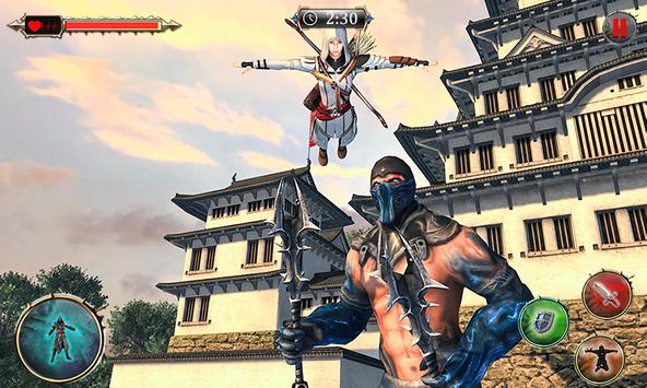 Shadow Ninja Girl Arashi KungFu Saga Survival War screenshot 4