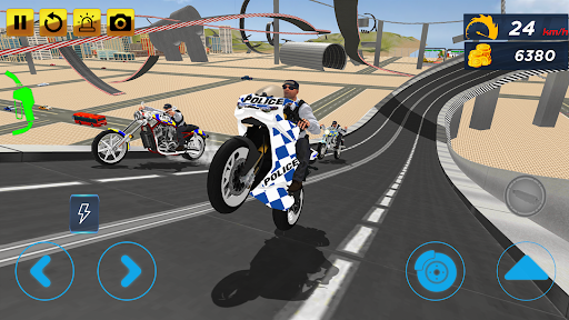 Police Stunt Bike Simulator screenshot 1