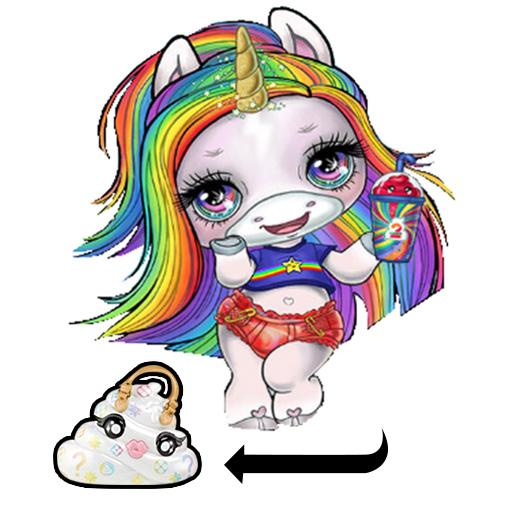 Slime Surprise: Unicorn Poop: Diy Fluffy Simulator icon