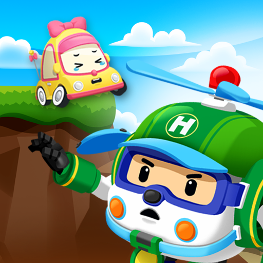 Robocar Poli Cliff Rescue Game - Rescue Team Play icon