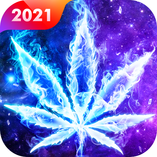 Neon Weed Live Wallpaper Themes icon