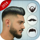 Man Mustache And Hair Style أيقونة