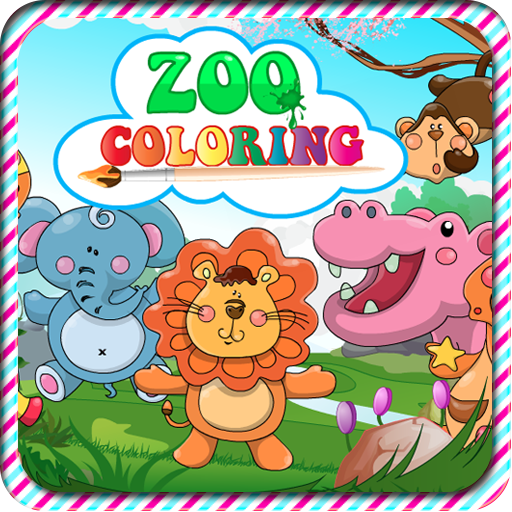Zoo Animals Coloring Games icon