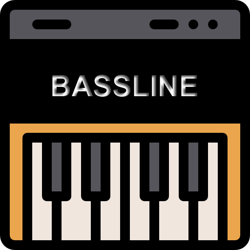 Bassline piano icon
