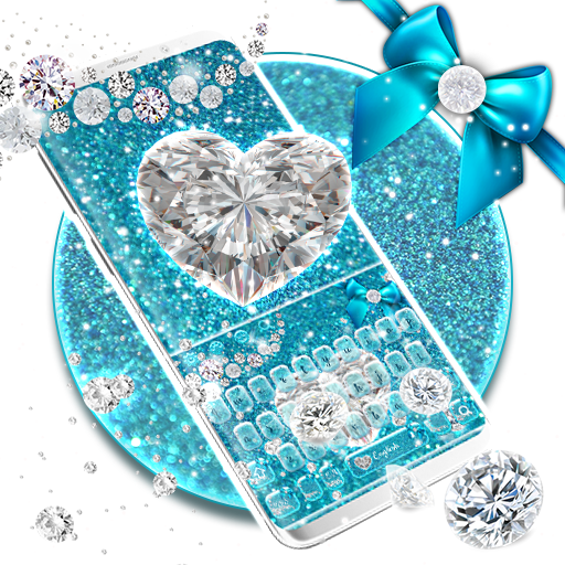 Turquoise Gorgeous Keyboard icon